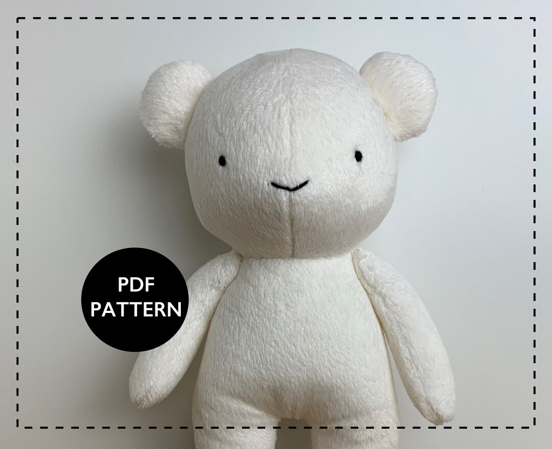 Memory Bear Ben - PDF sewing pattern and tutorial  Memory bear, Doll  sewing patterns, Memory bears pattern