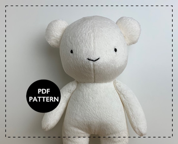 Teddy Bear Sewing Pattern Pdf, Memory Bear Pattern, Softie Doll Pattern  Make a Unique Handmade Bear. 