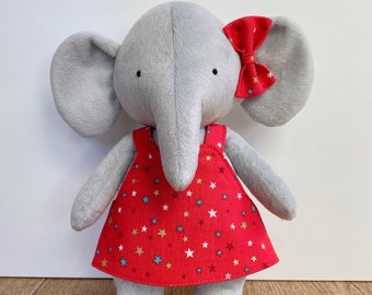 Elephant baby toy, elephant plush, stuffed animal