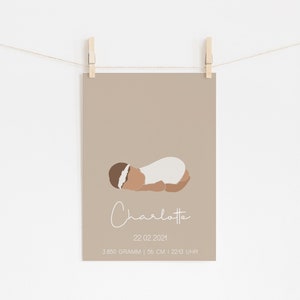 Birth poster [Little Girl]