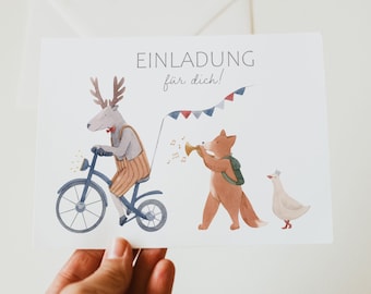 Einladung zum Kindergeburtstag  [Für dich!]