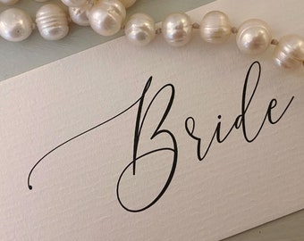 Calligraphy Wedding Place Cards – Elegant Table Decor