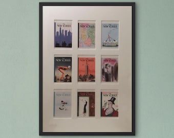 New Yorker Magazin Cover Kunstdruck Set | 1920er Jahre Vintage Style Wohninspiration
