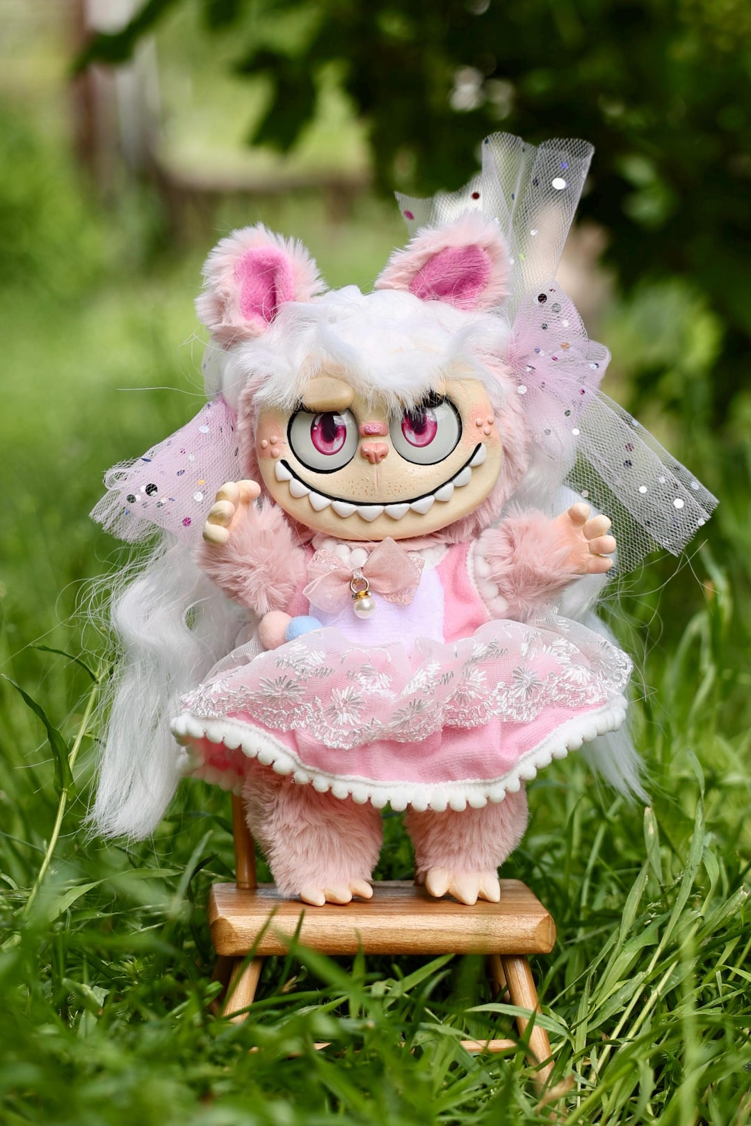 90s beauy:beast スパイダー刺繍 ラグラン カットソー アーカイブ Plush Labubu, Toy, Poseable Art Doll - Etsy