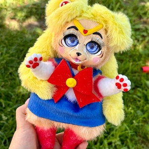 Made to order! Doll Sailor Moon, cat Sailor, poseable art doll