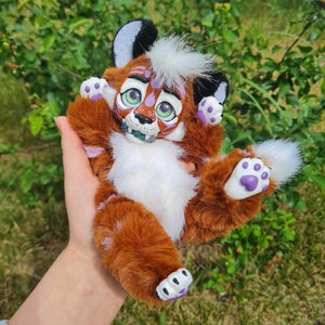 Handmade toy, tiger, cat