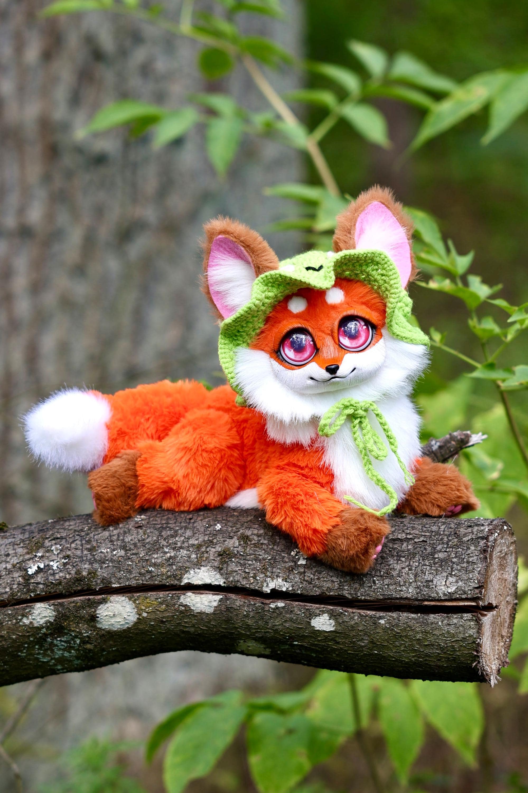手作りのぬいぐるみキツネ、アカギツネ - Etsy 日本