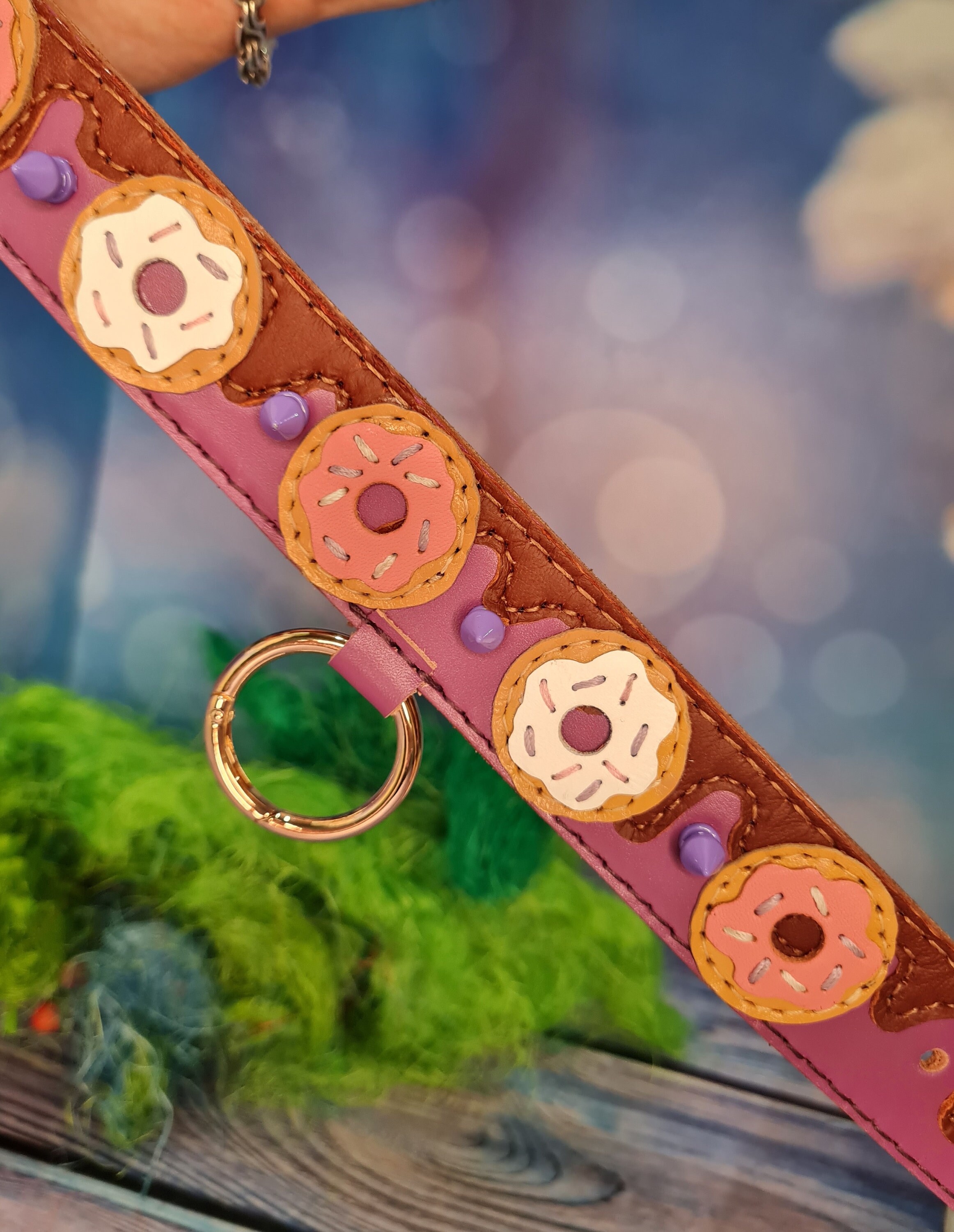 Collar With Donuts Collar Furry Collar Handmade Collar Etsy
