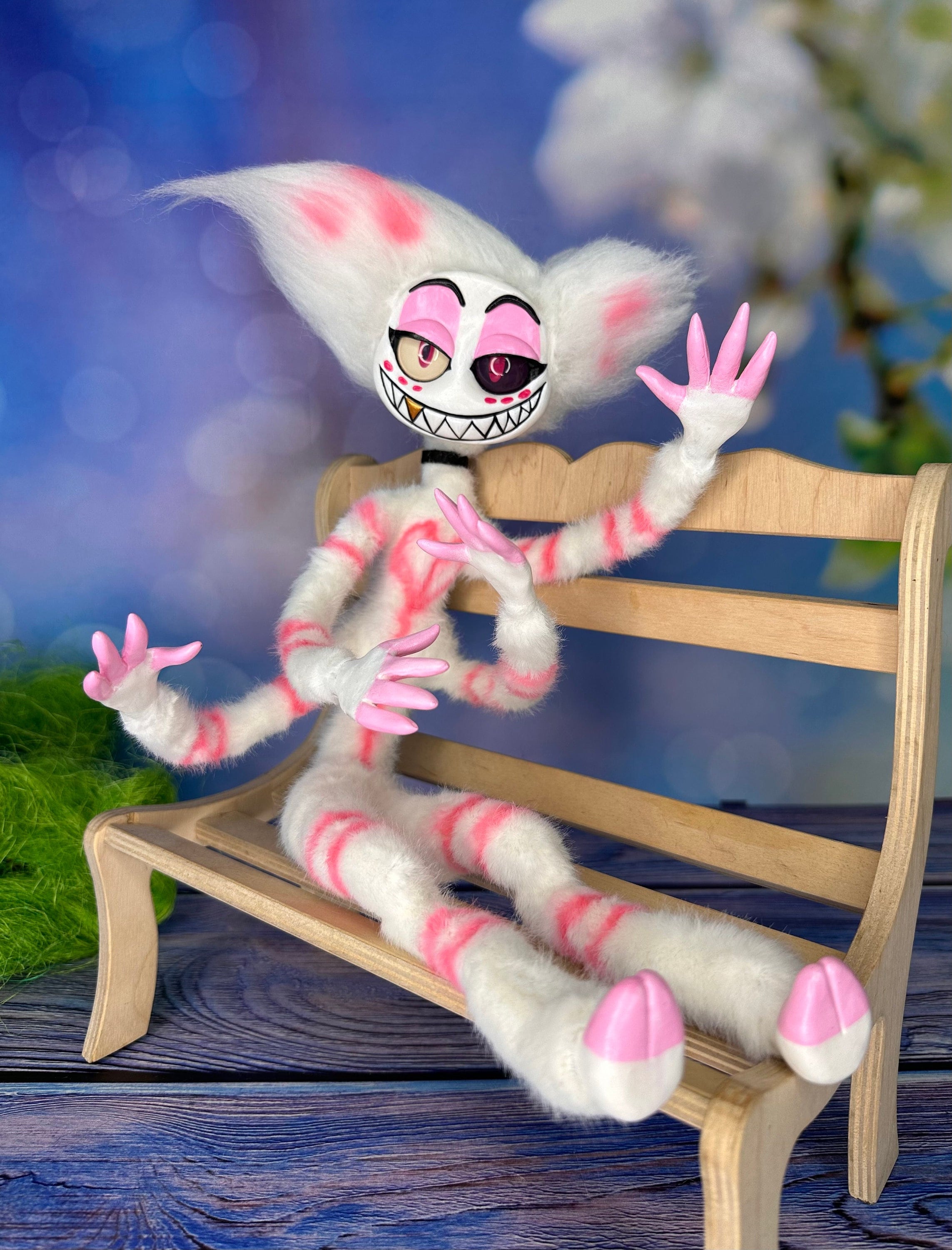 Doll Angel Dust, Plush Angel Dust, Hazbin Hotel Angel - Etsy
