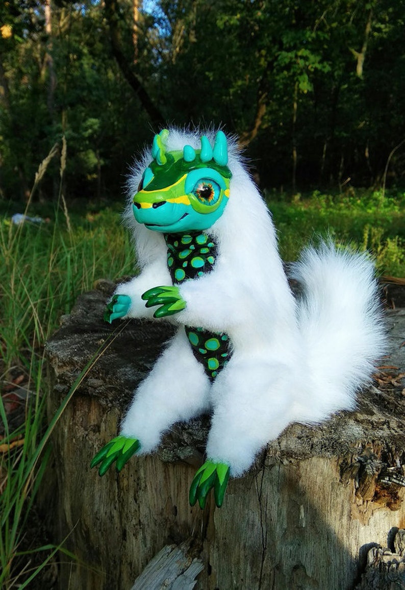 Poseable Dragon Art Doll CUSTOM DRAGON Baby Fantasy | Etsy