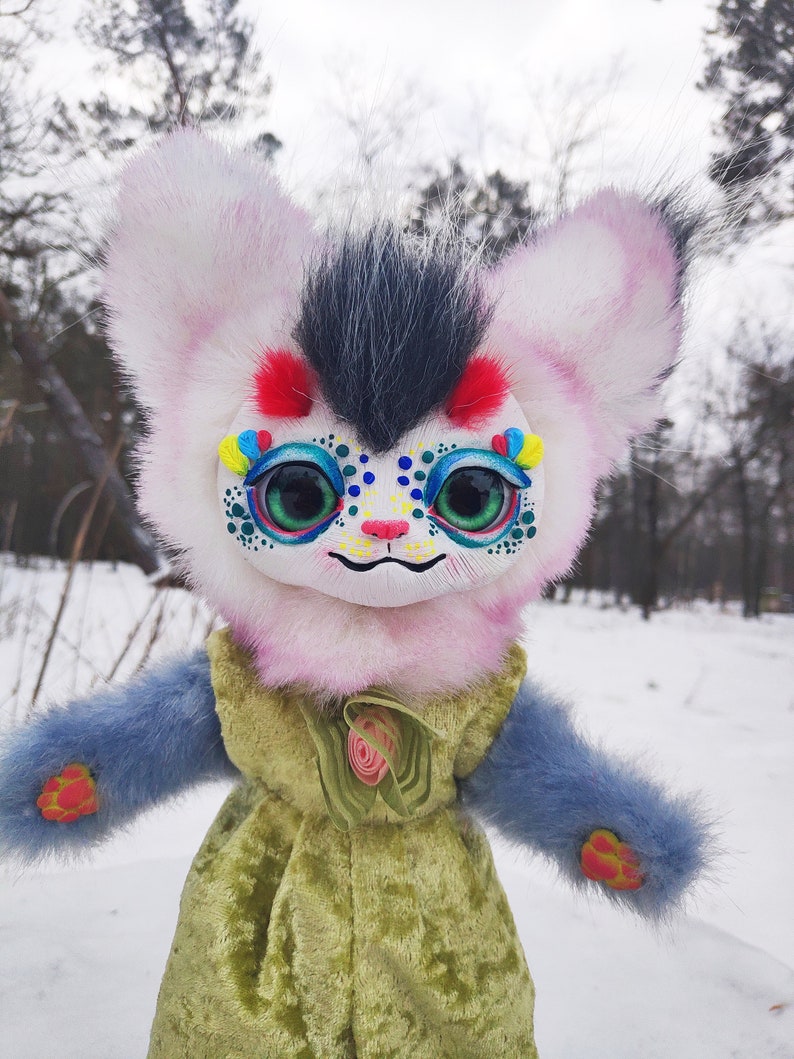 poseable cat model