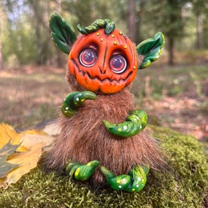 Pumpkin doll, pumpkin toy, Halloween accessory, Halloween, monster pumpkin