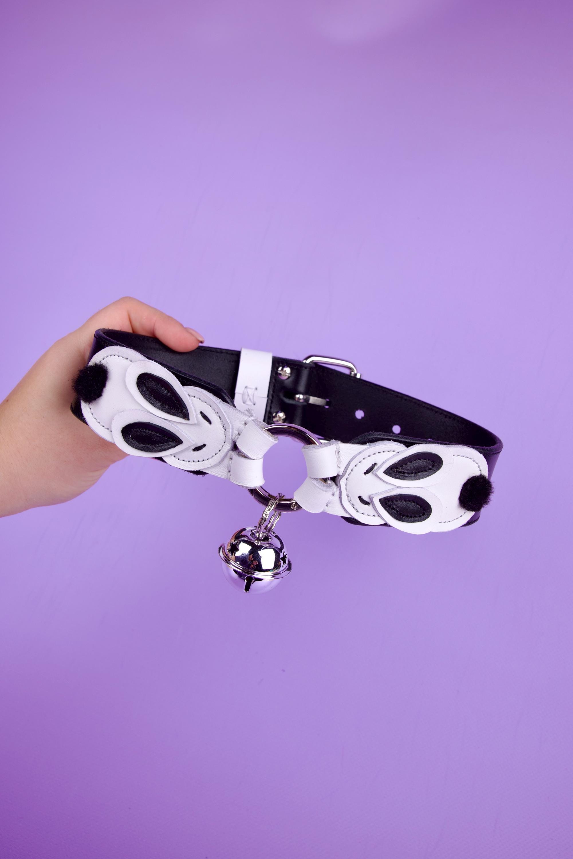 Handmade Leather Rabbit Collar