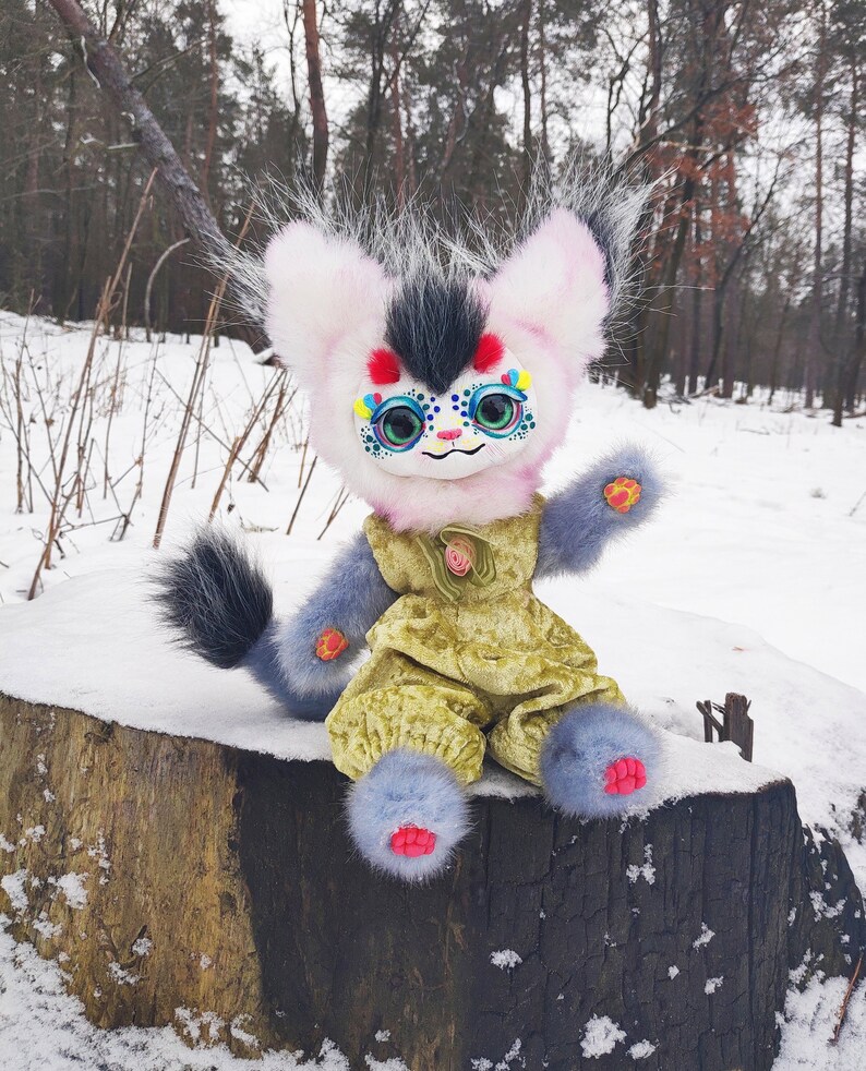 poseable cat model