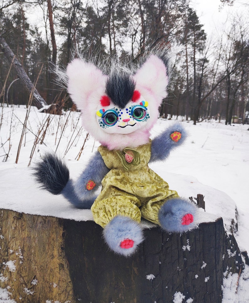 poseable cat model