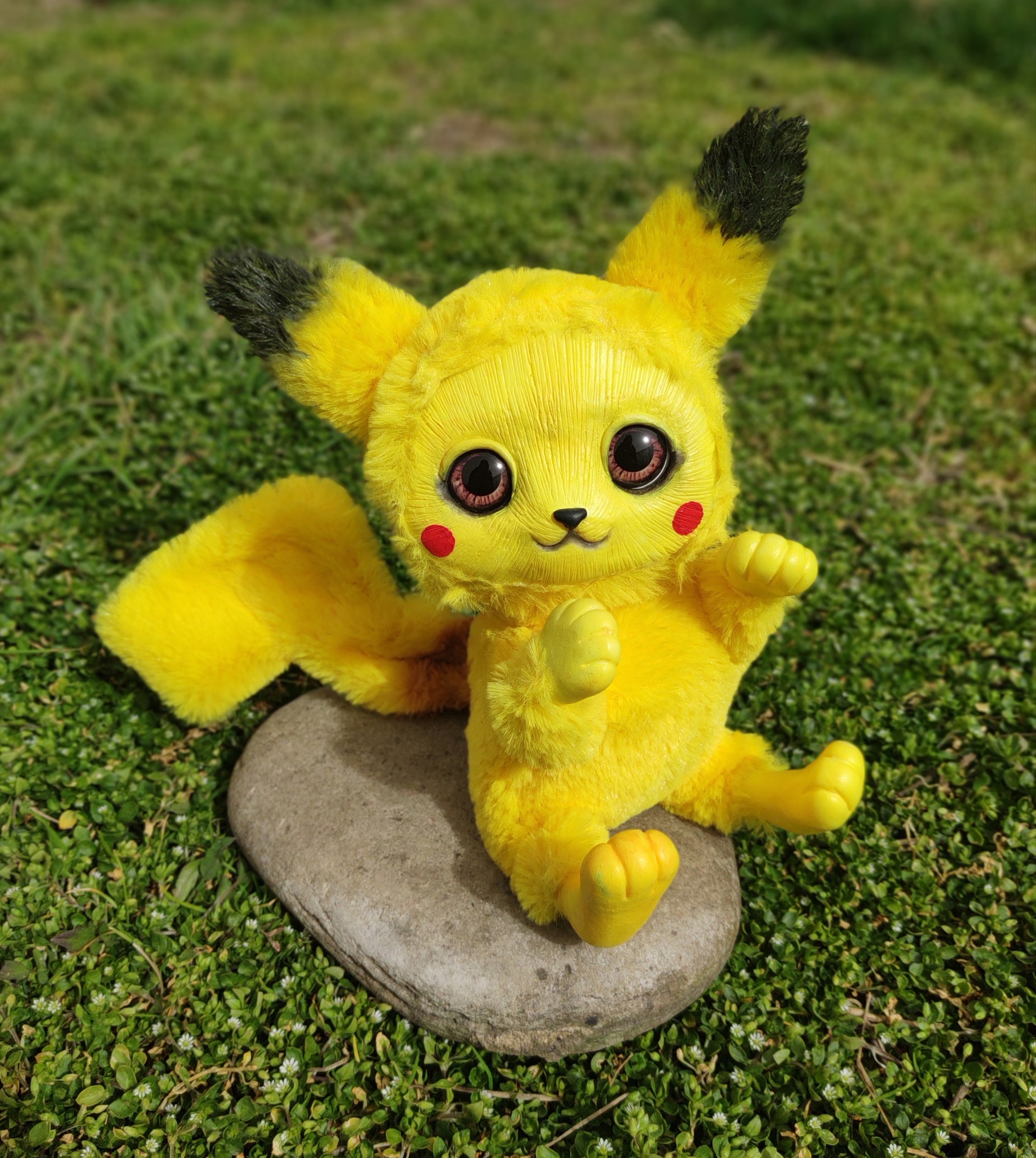 Pokémon Pikachu Pikachu Pokémon poseable toy handmade toy | Etsy