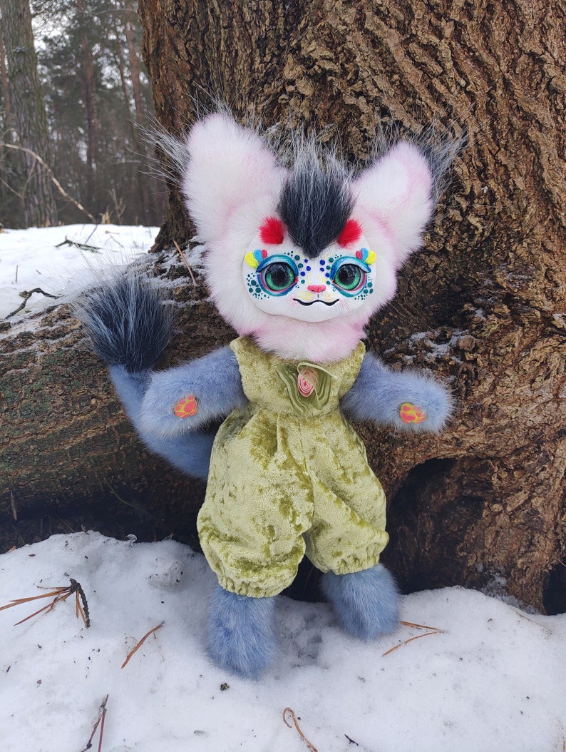 poseable cat model
