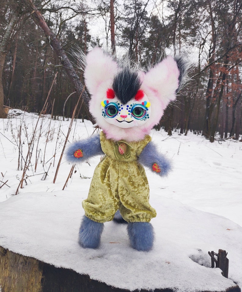 poseable cat model