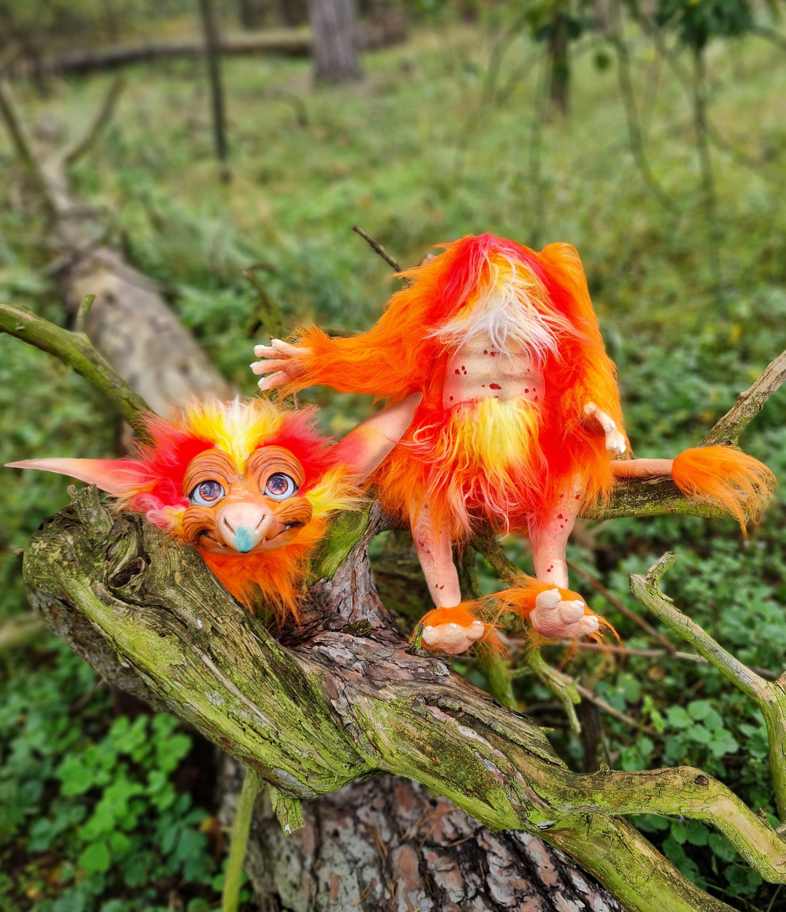 Made to Order! Fiery From Labyrinth, Fiery, Poseable Art Doll - Etsy