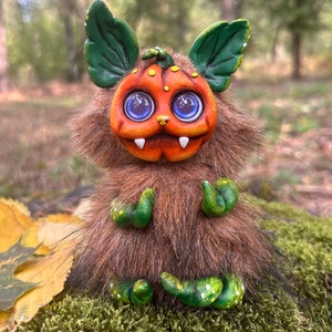 Pumpkin doll, pumpkin toy, Halloween accessory, Halloween, monster pumpkin