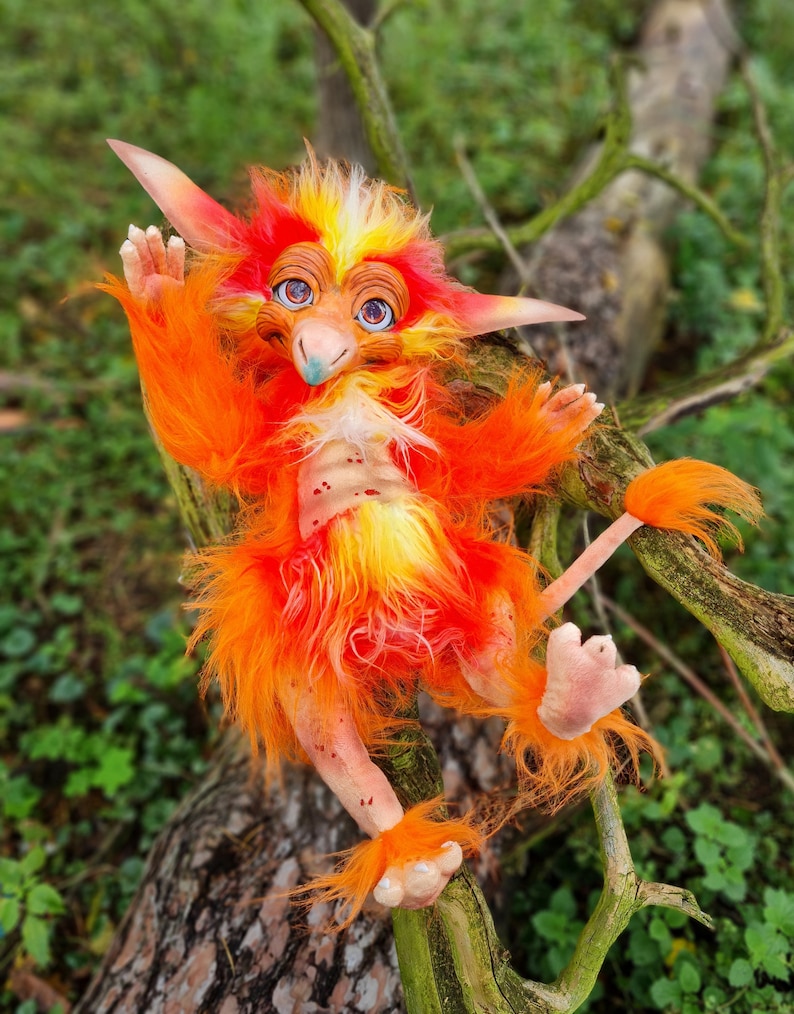 Made to Order! Fiery From Labyrinth, Fiery, Poseable Art Doll - Etsy