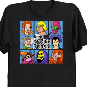 The Eternia Bunch T-Shirt | Masters of the Universe Inspired Tee | He-Man Fan Gift | Retro 80s Cartoon Shirt