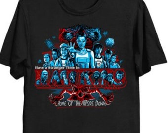 Stranger Things Inspired T-Shirt | Hawkins Fan Gift | 80s Sci-Fi Horror Tee | Upside Down Shirt | Netflix Fan Gift Idea