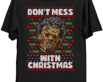 Christmas in TX T-Shirt | Dark Holiday Horror Tee | Lone Star Slasher Fan Gift | Spooky Xmas Shirt
