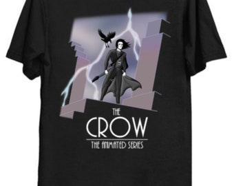 Animated Crow T-Shirt | The Crow Inspired Dark Hero Tee | 90s Noir Animated Style Shirt | Brandon Lee Fan Gift