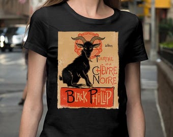 Black Goat Tour T-Shirt | The Witch Inspired Fan Gift | Vintage Band Tee Style | Folk Horror Shirt | Art House Horror Tee