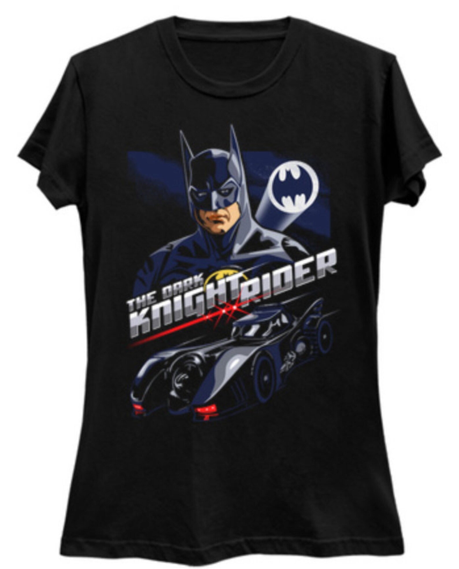 Dark Knight Rider T-shirt | Gotham Hero × Knight Rider Mashup Tee | 80s ...