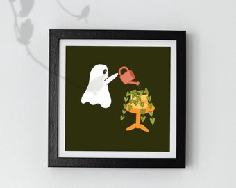 Ghostie Plant Care Print