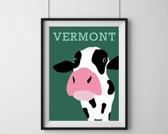 Vermont Cow Print