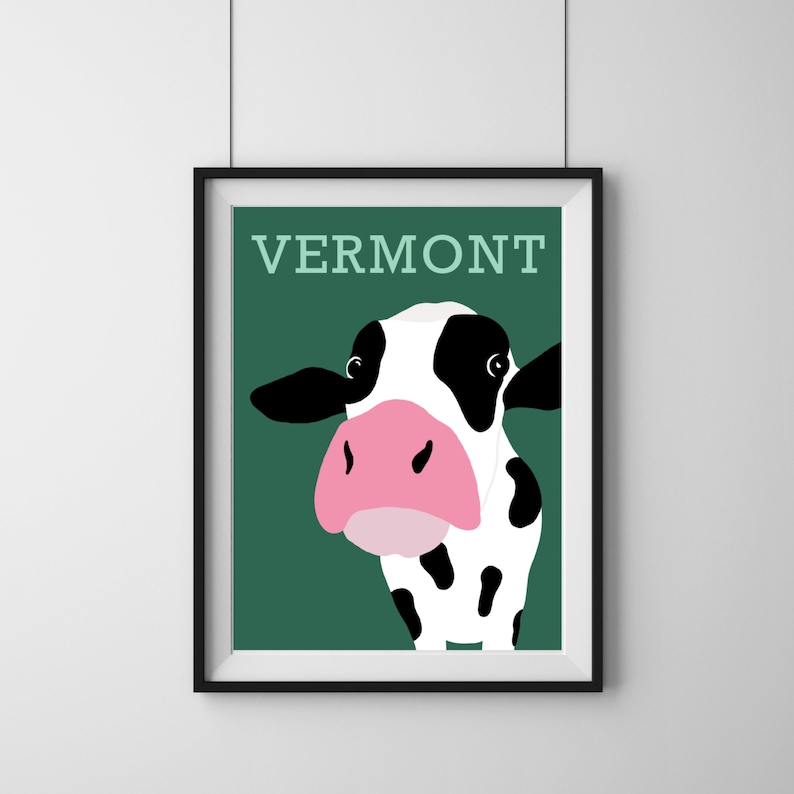 Vermont Cow Print image 1