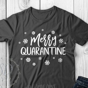 Christmas 2020 Svg Merry Quarantine Christmas Svg Mask Svg Etsy