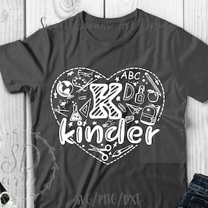 Kindergarten svg, K Kinder svg, Hello Kindergarten svg, First day at Kindergarten svg, Back to school svg, Kindergarten svg, cricut svg file