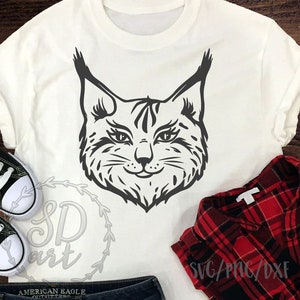 Bobcat SVG, Bobcat mascot svg,Girl Bobcat SVG file, Bobcat cut file, Powercat Mascot svg,Bobcat vector t shirt design, Cricut svg Silhouette