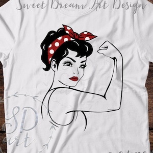 Rosie the Riveter svg, Girl Power SVG, Strong woman svg, Rosie svg, Strong girl svg, Faith svg, Rosie svg file, Mom svg for cricut Silhouette