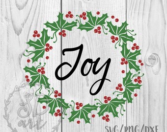 christmas wreath svg etsy