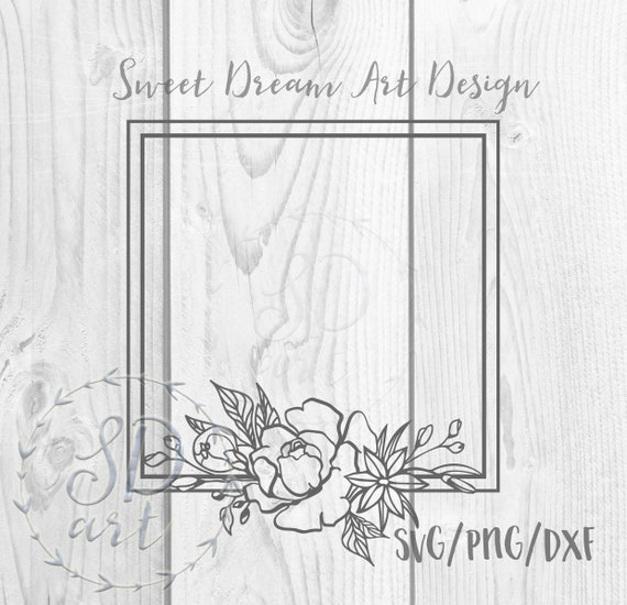 Free Free 251 Square Flower Frame Svg SVG PNG EPS DXF File