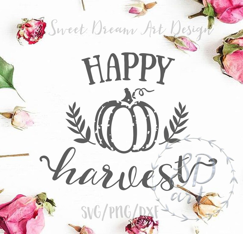 Download Happy Harvest SVG file Happy Harvest SVG harvest SVG | Etsy