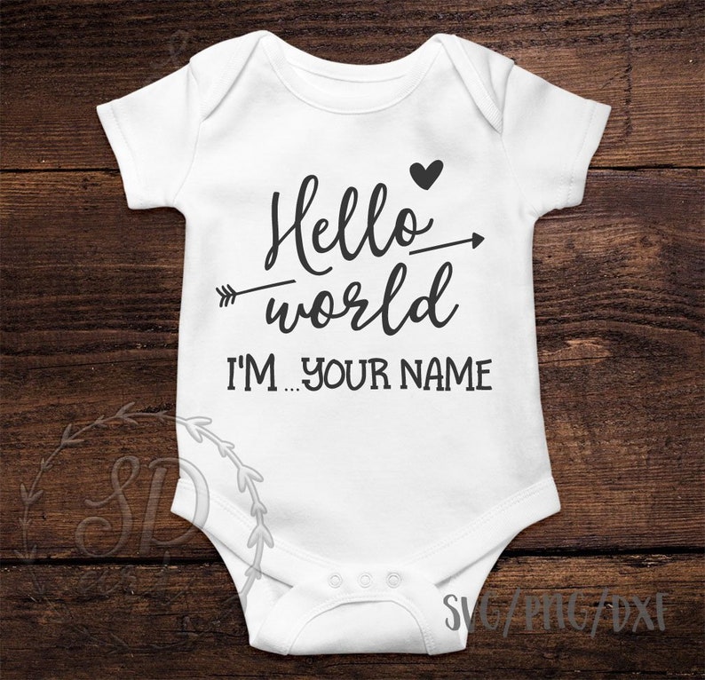 Free Free 170 Baby Svg Hello My Name Is Svg SVG PNG EPS DXF File
