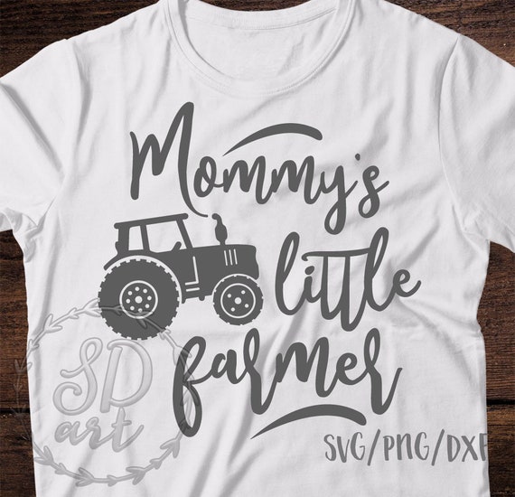 Mommys little farmer svg Little farmer svg Farm SVG Tractor Etsy