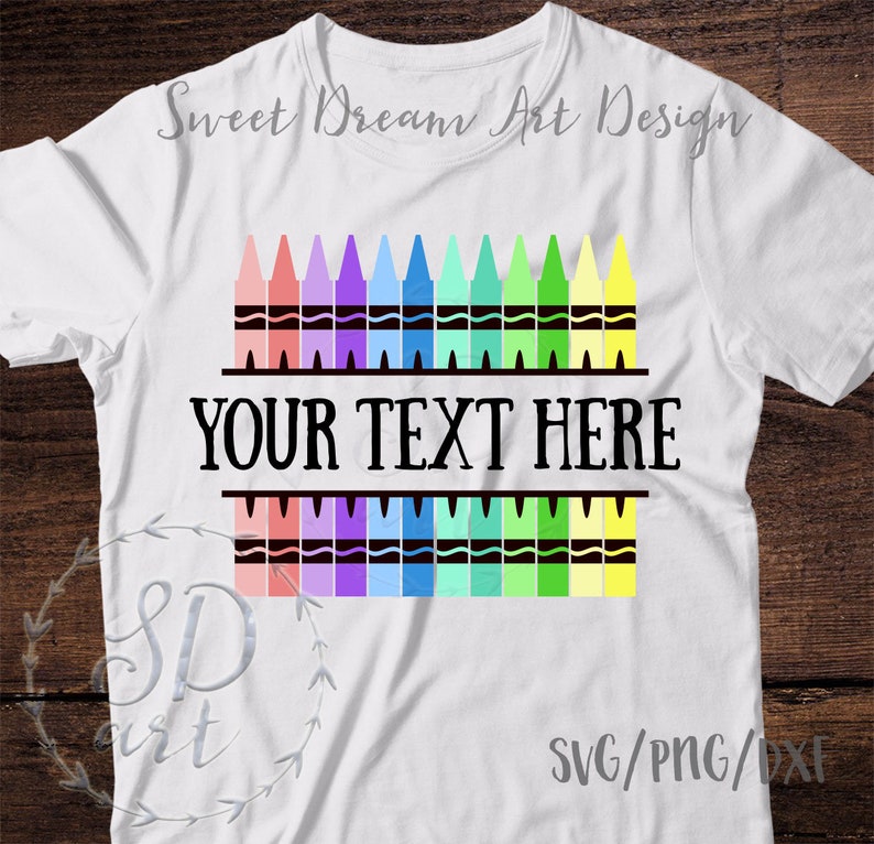 Download Crayon teacher svg Crayons svg Crayon split monogram svg | Etsy