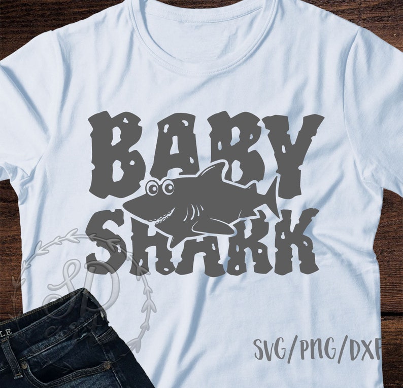 Free Free 294 Cricut Silhouette Baby Shark Svg Black And White SVG PNG EPS DXF File