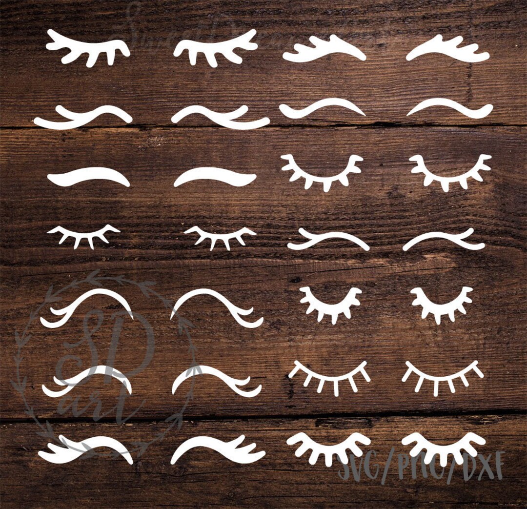 Eyelashes SVG File,eyelash Svg,eyelash Vector,eyelash Cut File,lashes