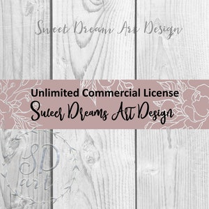 Licenza commerciale illimitata Sweet Dreams Art Design