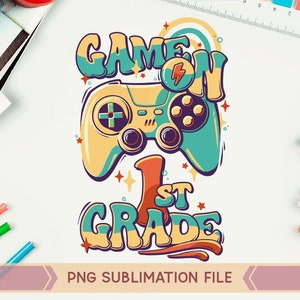 1st Grad Level Unlocked png, erste Klasse Level freigeschaltet png, Videospiel zurück in die Schule png, Erster Schultag png, 1st Grade Level up png