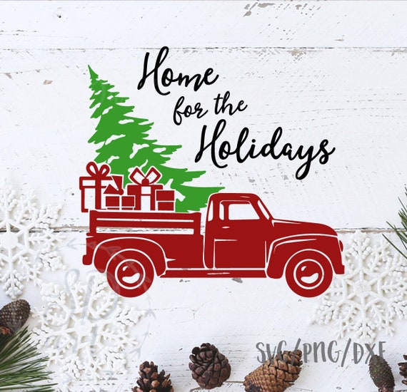 Download Home For The Holidays Svg Christmas Svg Merry Christmas Svg Etsy