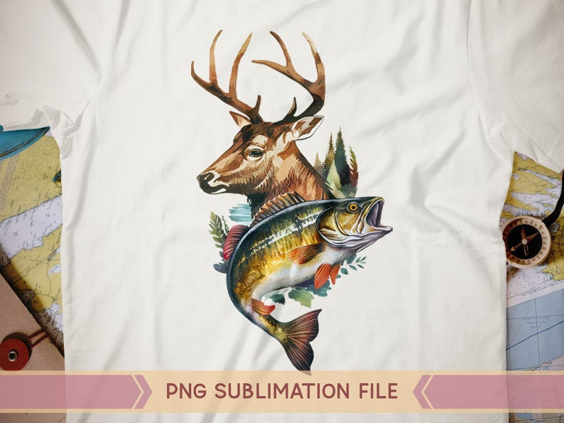 Fishing and Hunting Png, Deer Hunting Png, Fishing Png, Hunting Png, Fishing  and Hunting Sublimation Png, Fishing Life Png,father's Day Png 